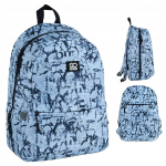 Gopack noorte mustriga seljakott, sinine, 15l