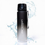BPA-vaba spordiveepudel Peterson, must / valge, 1000 ml