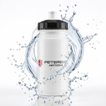 BPA-vaba spordiveepudel jalgrattale Peterson, valge, 550 ml
