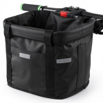 Suur jalgrattakorv juhtrauale kiirkiinnitusega &ndash; 32&times;22&times;25 cm, kuni 6 kg, must