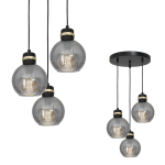 Ripplamp Milagro OMEGA MUST/KULDNE 3xE27 MLP6533