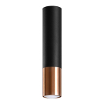 Sollux Lighting laevalgusti Loopez, must/kuldne