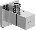 Mexen S nurgakraan segistile 1/2"x3/8", kroom - 79971-00, Mexen S kampinis vožtuvas mai&scaron;ytuvui 1/2"x3/8", chromas - 79971-00