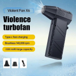 Puhur X6 Mini Turbo Jet Fan Violent 140000 tuule kiirus 53 m/s