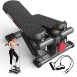 JASPORT ST1 mini-stepper treeningkummide, LCD-ekraani ja reguleeritava takistusega, kuni 100 kg