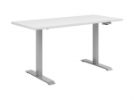 Kirjutuslaud Connect, 135x68 cm, hall/valge
