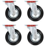 vidaXL p&ouml;&ouml;rlevad rattad 4 tk, 160 mm