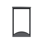 Metallist k&uuml;ttepuude hoidik HATIS, 98,4 &times; 52,4 &times; 160 cm, antratsiit