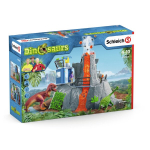 Coffret Exp&eacute;dition au grand volcan - SCHLEICH - Dinosaures - Yuki, giganotosaure, ankylosaure