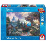 1000-osaline pusle - SCHMIDT SPIELE - Thomas Kinkade Studios - Disney Tuhkatriinu - 1000 tk