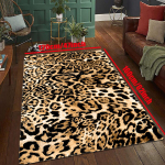 Vintage leopardivaip elutoa vaip, 50x80cm / 19x31 colio