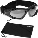 Taktikalised kaitseprillid Mil-Tec Commando Brille Smoke, must