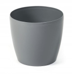 Hall dekoratiivne plastikust lillepott 25x22 cm, sile, sise- ja &otilde;ue, 25x22