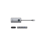 Orico Usb-c 5in1 jaotur: Hdmi, Usb 3.0, 2x Usb 2.0, Pd 60w