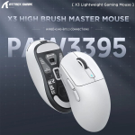 Attack Shark Pixart Bluetooth Game Mouse - 26000DPI, kolm režiimi, 49G kerge, makrofunktsioon - x3 punane