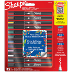 Sharpie - Acrylic Marker Assorted Colours Brush tip - 12-Blister (2201183)