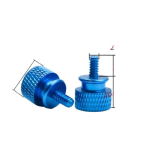 Alumiiniumist Arvutikorpuse Tiivakruvid Pickify, 10pcs 6-32 thread sky blue thumb screws