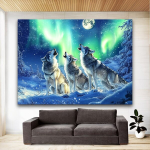 P&otilde;hjamaade Virmaliste Huntide Seinavaip Pickify, 180*110cm/70.8*43.3inch