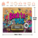 Retro Hip Hop Graffiti Fototaust Kangas, 150*130cm