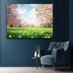 Kevadine Aia Fototaust Kirsi&otilde;itega Pickify, 230*180cm/90.5*70.8inch