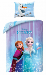 Puuvillane voodipesu 140x200 FROZEN Elsa ja Anna