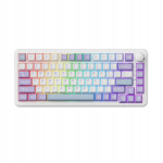 Ajazz Ak820 Max mehaaniline klaviatuur, valge, Rgb, magnetl&uuml;litid