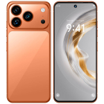 Telefon Nutitelefon i17 telefon Android varutelefon, oranž