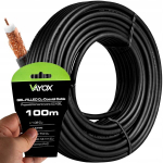 Koaksiaalkaabel 1.02 Cu + 32x0.12mm Cu CC1-100GEL must Vayox 100m