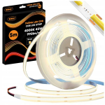 Cob Led riba Neoon 12v 5m 4000k neutraalne valge, 480 Led/m, 9w/m, 990lm/m