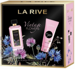 Parf&uuml;&uuml;mikomplekt LA RIVE Vintage Flowers Eau de Parfum 90 ml, du&scaron;igeel 100 ml, lilleline aroom