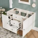 Vannituba kapp rippuv, 3 sahtlit, MDF, 78.5x46x46.8cm