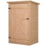 Puidust aiamaja, 75x56x115 cm, 2 riiulit, 1 tk