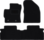 Mustad veluurmatid Toyota Auris I luukp&auml;rale (2006-2013)