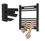 Must redeliga vannitoaradiaator 60x50 cm kaasaegne radiaator Granitan Bergen