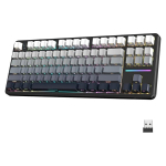 X87 Attack Shark belaidė žaidimų klaviatūra su RGB ir kar&scaron;to keitimo funkcija - Starshine juodas, Bra&scaron;kė Switch
