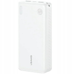 Akupank USAMS POWERBANK PB83 20000MAH 2XUSB-A 1XUSB-C TELEFONIDE JA TAHVELARVUTITE JAOKS VALGE
