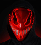 Koletisemask Widmann, punane, LED-valgustusega