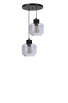 Opviq rippvalgusti 9061-2, must/hall
