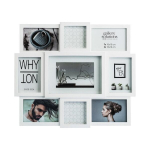 Pildiraam kollaaž MODERN, 9 pilti, valge
