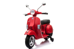 Laste elektriline mootorratas Vespa PX150 12V punane s&otilde;iduk