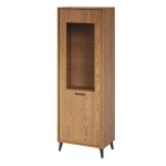 Vitrine Fox 11, 65x187x40 cm, pruun