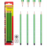 Puidust pliiatsid Herlitz H, 4 tk.