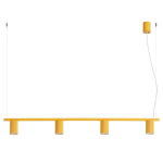 Sollux ripplamp Karbon 4, kollane