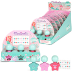 Laste k&uuml;&uuml;nelakkide ja kleebiste komplekt Martinelia Let&rsquo;s Be Mermaids Nail Decor Station