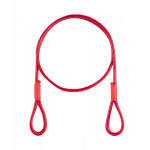 Terasest tross Pvc kattega silmustega 4mm 375cm 3,75m