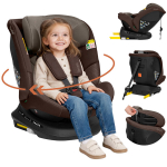 Lionelo Bastiaan Plus i-Size Beige Chocolate turvatool 40&ndash;150 cm, 360&deg; p&ouml;&ouml;ratav, ISOFIX, Top Tether
