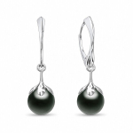 H&otilde;bedased k&otilde;rvar&otilde;ngad &bdquo;Pearl Galaxy (Magic Black)&ldquo; Preciosa&reg; kristallidega