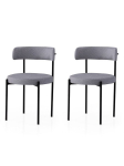 2-osaline s&ouml;&ouml;gitoolide komplekt Gını - 4013, must/hall, Tool, Gını - 4013 V2, 48.5x75.5 cm, Raud