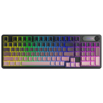 Furycube IP98 Mechanical Feel membraaniga m&auml;nguklaviatuur, 98 klahvi, RGB, must-roosa