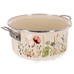 Pott kreemjas emailitud Orion Maki 24cm 38 L